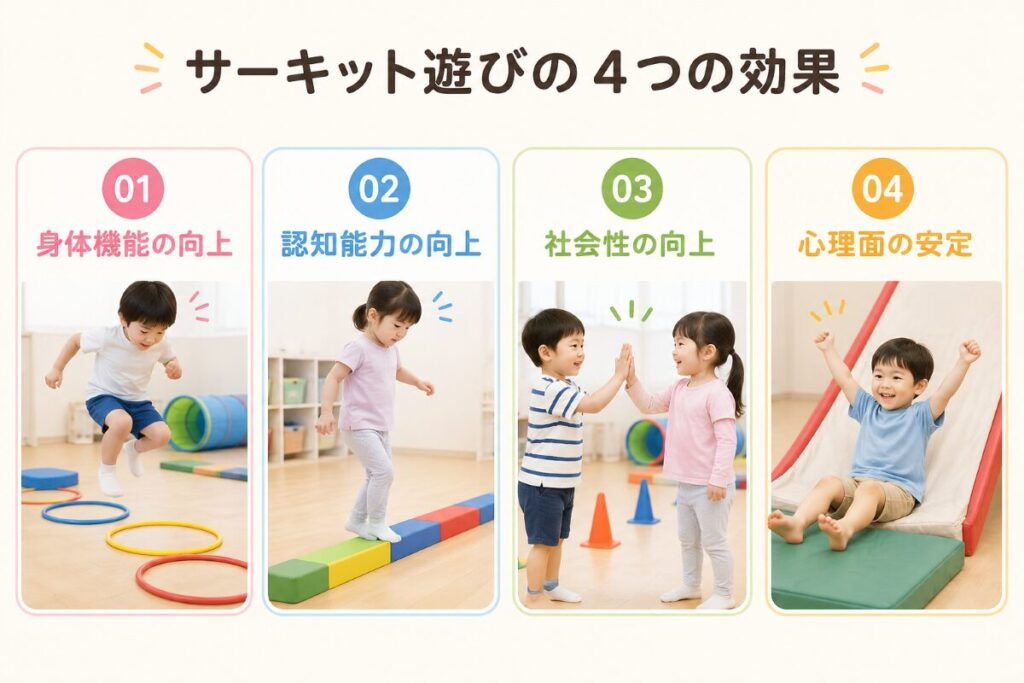 サーキット遊びの4つの効果